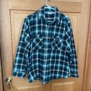 Vintage five Brothers, plaid flannel shirt